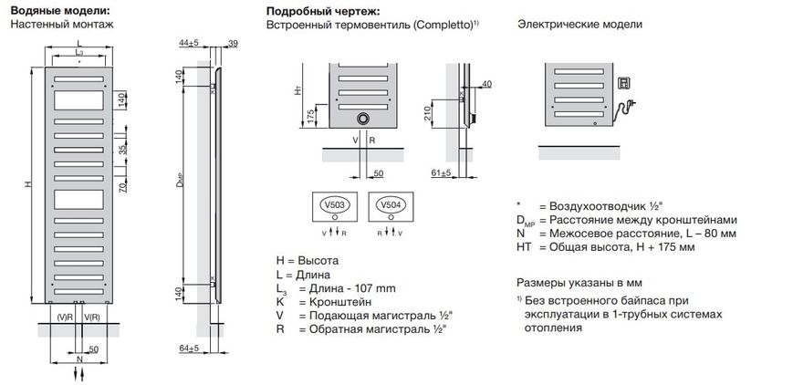 Сушка для рушників Zehnder Metropolitan Spa MET-080-040 11877 фото