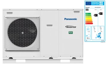 Тепловий насос Panasonic Aquarea High Performance WH-MDC05J3E5 (Mono-bloc, 5 кВт, 220 В) 155420 фото