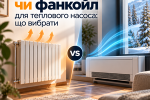 Радіатор чи фанкойл для теплового насоса: що вибрати фото