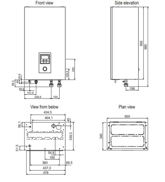 Тепловой насос Panasonic Aquarea High Performance KIT-WC012H6E5 (Bi-Bloc, 12 кВт, 220 В) 2507 фото