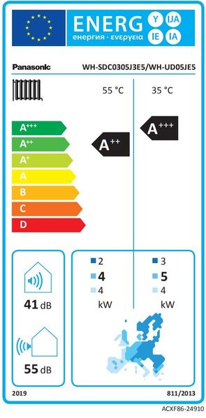 Тепловой насос Panasonic Aquarea High Performance KIT‑WC05J3E5 (Bi-Bloc, 5 кВт, 220 В) 152562 фото