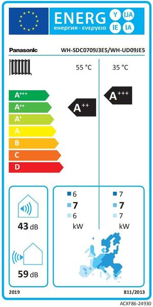 Тепловой насос Panasonic Aquarea High Performance KIT‑WC09J3E5 (Bi-Bloc, 9 кВт, 220 В) 152580 фото