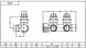 Узел нижнего подключения термостатический угловой 1/2" 24-19, Черный мат 274969 фото 3