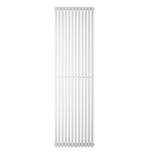 Дизайнерский вертикальный радиатор Betatherm Quantum 1800мм/485мм BQ 1180/12 9016M 99 фото
