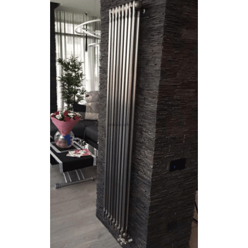 Вертикальный трубчатый радиатор Zehnder Charleston 2200-10, цвет — Technoline