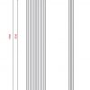 Вертикальный трубчатый радиатор Zehnder Charleston 2180-06 Белый 5410 250772